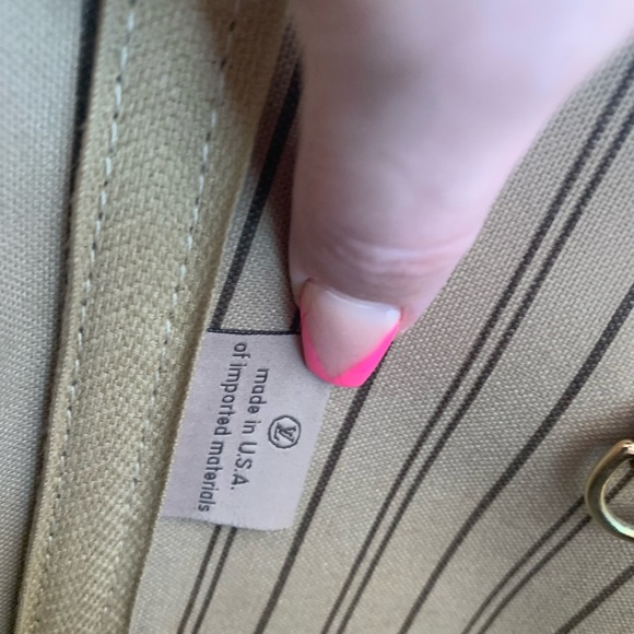 Authentic Louis Vuitton Never-full MM - Picture 9 of 11